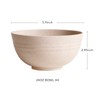 greenandlife Lightweight & Unbreakable Wheat Straw Bowl - Noodle Fruit