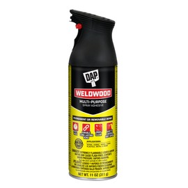 DAP Weldwood Multi-Purpose Spray Adhesive, Clear, 11 oz (7079800124)