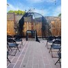FuSenYuan Black Cheesecloth Table Runner 10FT 1Pack Rustic Boho Gauze