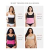 FeelinGirl Waist Trimmer Belt with Neoprene Adjustable Corset for Tummy