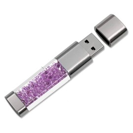 FeliSun 16GB 32GB 64GB New Jewelry Crystal USB 3.0 Flash Drive, Waterproof Shockproof Super Speed U Disk, Transparent Memory Stick Pen Drive External Storage Rhinestone gift For Birthday Gifts,Christmas Gifts ,Wedding Gifts