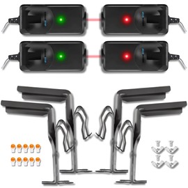 2X 41A5034 Safety Sensors Eyes with Brackets Kit, Compatible with Chamberlain Craftsman Sears Liftmaster Garage Door Openers After 1997, Garage Door Sensor Replacement Kit