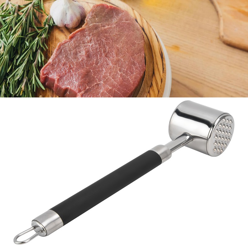 Loose Meat Hammer Stainless Steel Pork Chop Steak Tenderizer Hammer