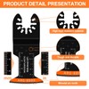88Pcs Oscillating Saw Blades High Carbon Steel Bi-Metal Oscillating Multitool