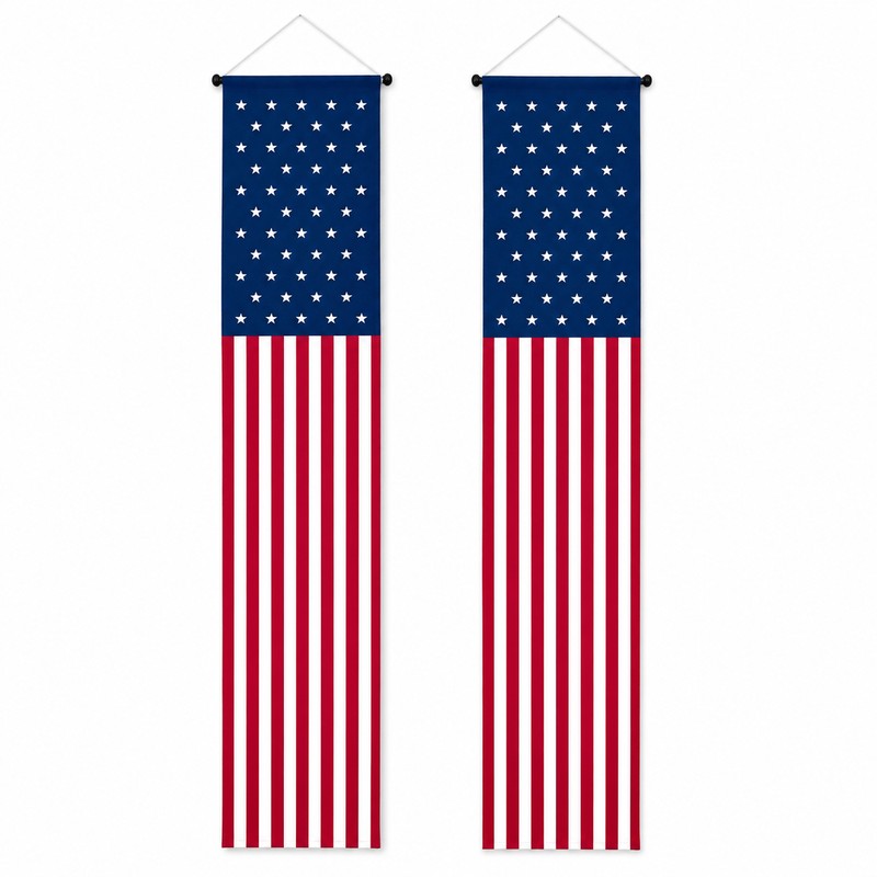 USA Stars & Stripes Door Banner for Patriotic Decor –