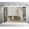 Loccor 7x5ft Fabric Modern Living Room Backdrop Minimal Scandinavian Interior