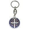 50.101.31 GA Saint Benedict Enamel Keyring Medal Size 3.2 cm,