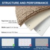 smiry Chenille Bath Mat, 40 x 60 cm, Non-Slip Super