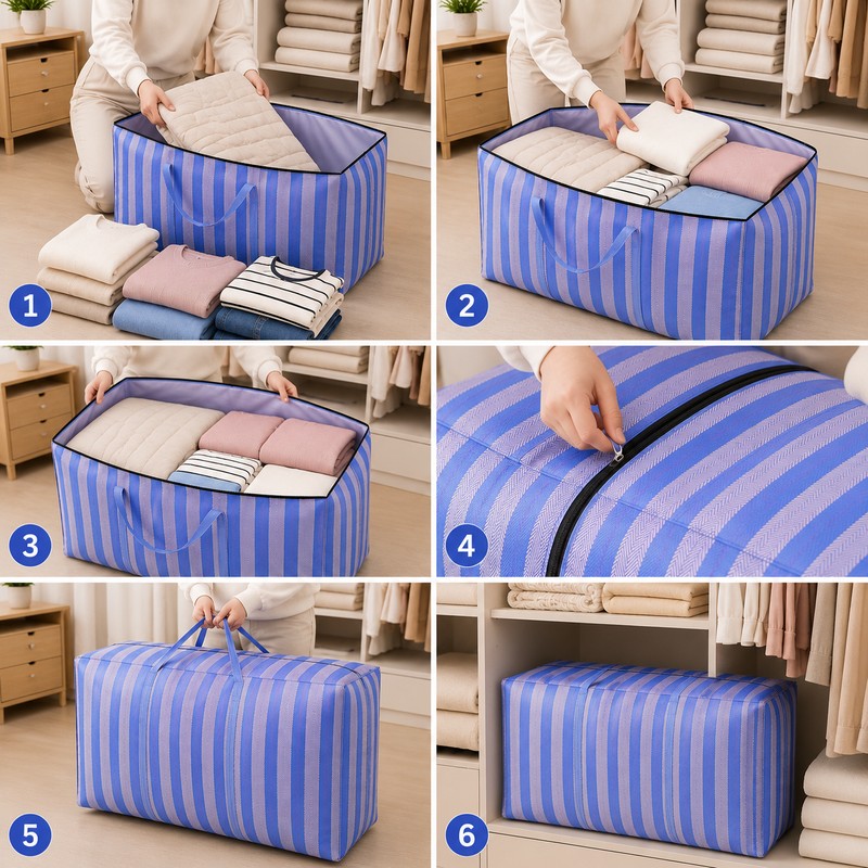 180L Multiple Use Large Storage Bag for Moving & Travel