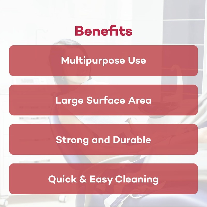 Dealmed Disposable 13.5" x 18" Dental Bibs, Made in USA,