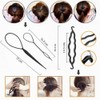 25 Piezas Kit de Herramientas para peinar el cabello,kit de