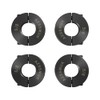 AZSSMUK 5/8" Bore Double Split Clamp-On Shaft Collars of Carbon