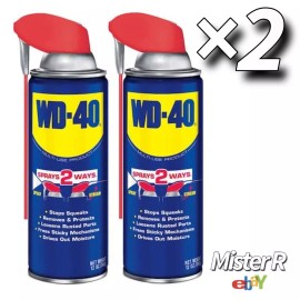 WD-40 • Original Formula • Multi-Purpose Lubricant Spray • 12 oz Cans ×2