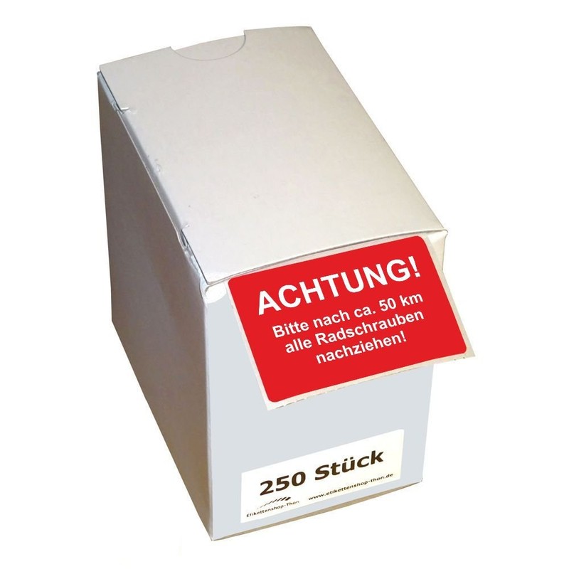 Car Service Sticker/Inspection Sticker 60 x 40 mm – Pack