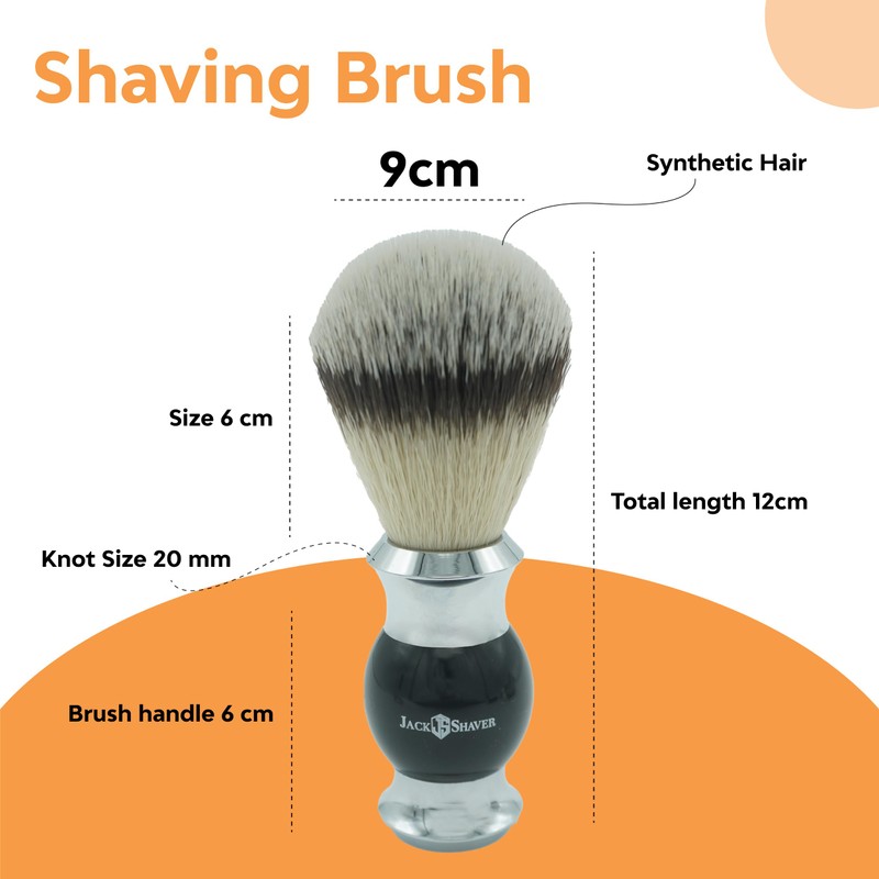 Jack Shaver Mens Shaving Set- Personal 5Pc Shaving Kit for