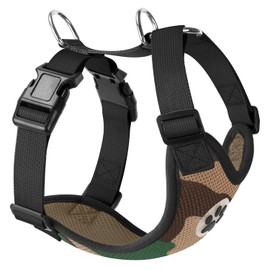 SlowTon Dog Car Vest Harness Multifunction Adjustable Double-Ring Breathable Mesh Fabric Harness for Cat Puppy Road Trip Daily Walks