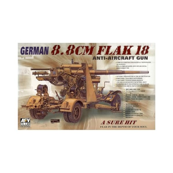 Unbekannt AFV Club 35088Â âÂ Model Kit Flak 18, 88Â cm