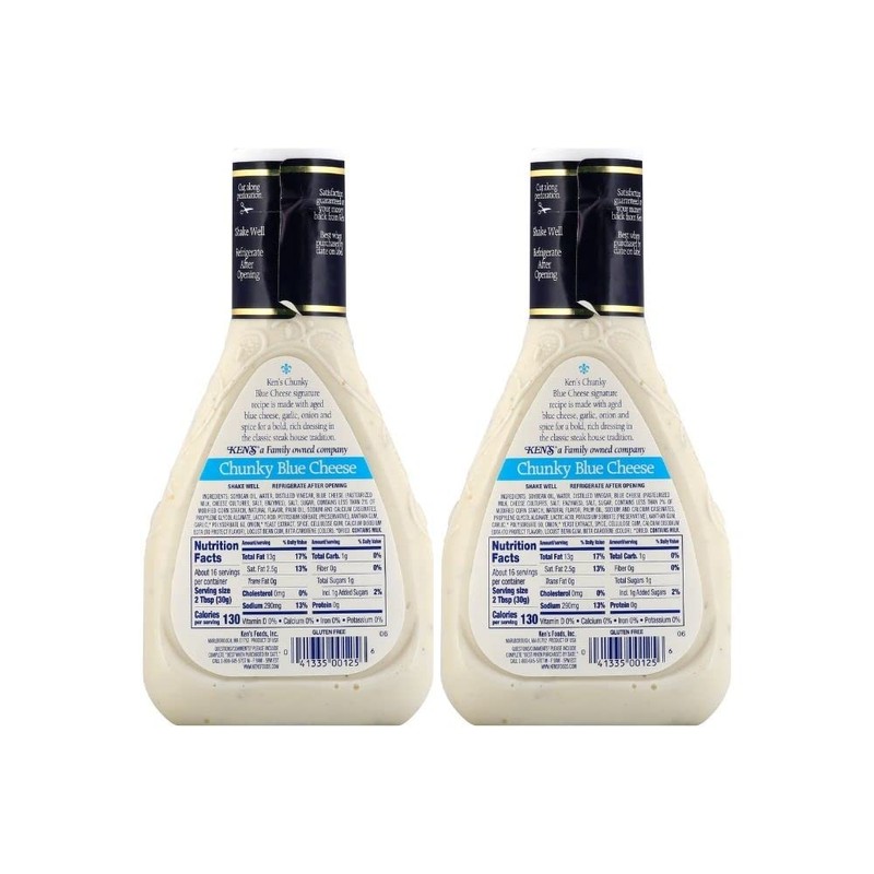 Ken's Chunky Blue Cheese Dressing, 16 oz, 2 pk