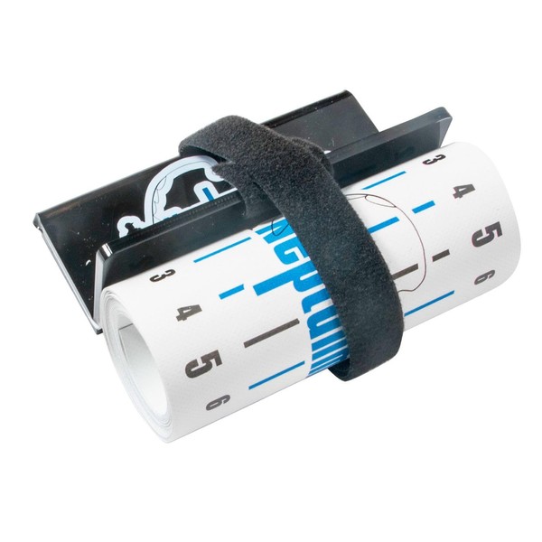 Neptunmaster Tape Measure 150 cm Long 8 cm Wide – Fish Tape Measure, Fish Measure, Black/White/Blue, Small Stowable