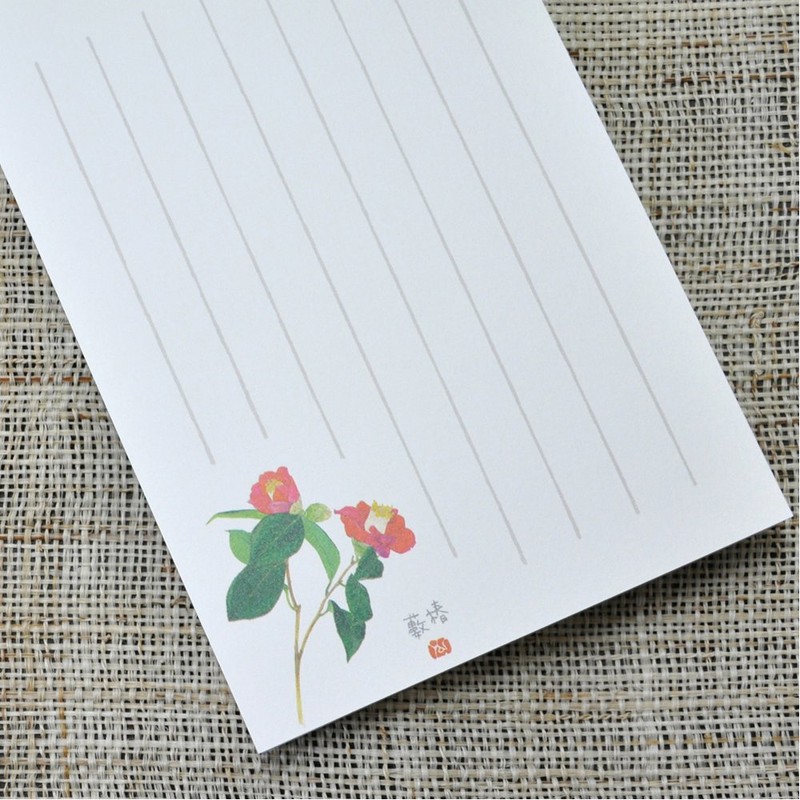 Representative Postcard Notes, Vertical Writing, 12 Patterns, 12 Sheets, Mino