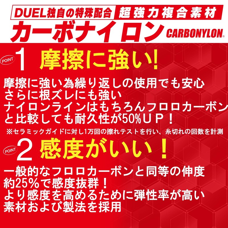 DUEL CARBON NYLON LINE No. 3 CN500 546.8 yd (500