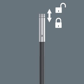 Wera 05028161001 | Bit Holder Driver Extra Slim with Flexible Shaft 393 S 0.2 x 6.8 inches (6 x 173.5 mm)