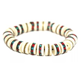 Tibetan prayer beads healing bracelet Adjustable wrist mala yoga bracelet E8