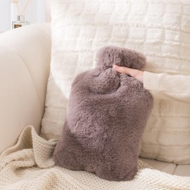 Hot Water Bottle with Cover Hot Water Bag Multi-Use Hot and Cold Therapy for Cramps Muscle Pain Hot Water Bottles for Adults (2000Ml)