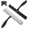 Shower Squeegee for Glass Doors & Microfiber Scrubber Kit 11Inch