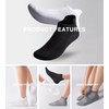 Happicomfy Athletic Ankle Socks Women & Men, Arch Compression, Heel