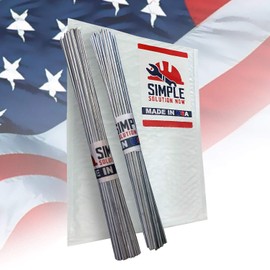 Simple Welding Rods USA Made - From Simple Solution Now - Aluminum Brazing/Welding Rods - Make Your Repair Stronger Than The Parent Metal Every Time - 20 Rods