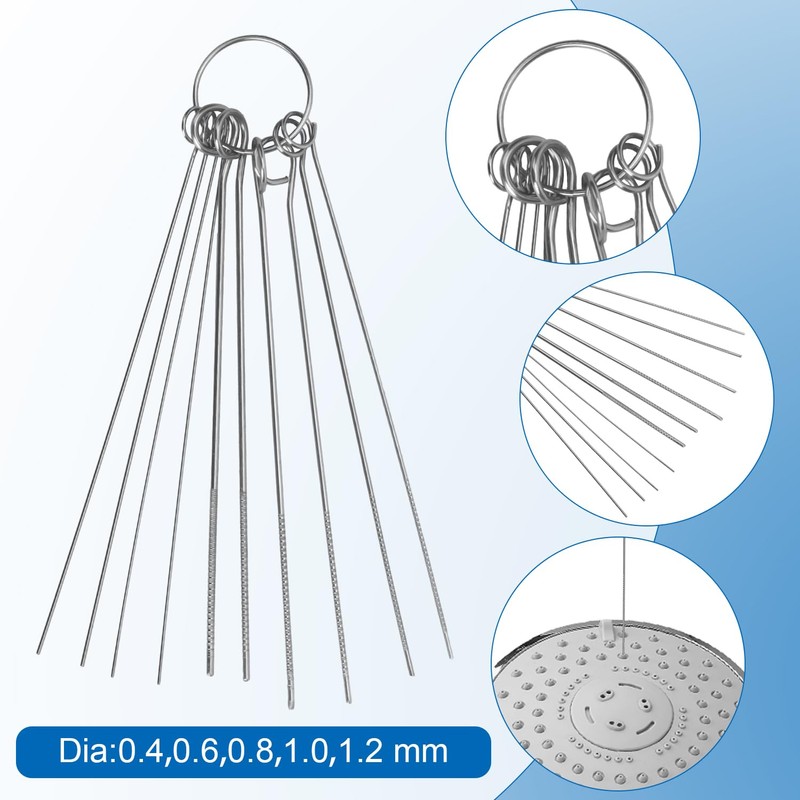 XIHIRCD 30 Uds Herramientas de Limpieza de Cabezal de Ducha,