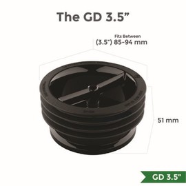 G Green Drain Waterless Trap Seal, 3.5 Inch