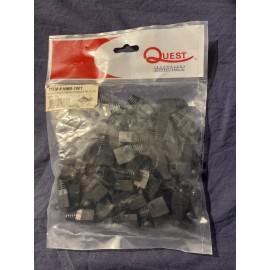 Quest Part # NMB-1001 Black Boot For RJ-45 Modular Plug - New Packs Of 50