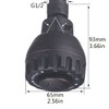 TECHZM High Pressure Shower Head 3 Settings Fixed Showerhead 2.5