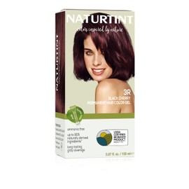 Naturtint 3R Black Cherry Permanent Hair Color (Pack of 1), Ammonia Free, Vegan, Cruelty Free, up to 100% Gray Coverage, Long Lasting Results (Packaging may vary)