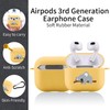 Cute Sleep Koala Case Compatible with AirPods 3 with Keychain,