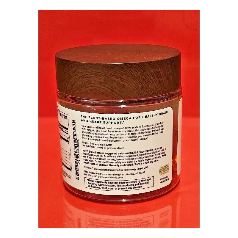 Plexus MegaX Plant Based OMEGA Support Brain & Heart 60