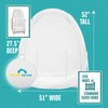 KINDERSENSE Baby Safety Crib Tent - Designed for Baby Safety,