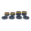 Bento Lunch Box Round with Lid Bag Leakage Proof Stainless