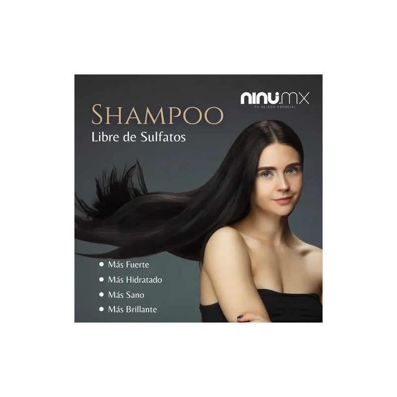 Shampoo Libre De Sulfatos Sal Y Parabenos Ninu 500 Ml