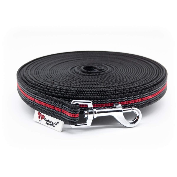 Twinkys Dog Style Recall Lead, Rubberised, 15 mm or 20