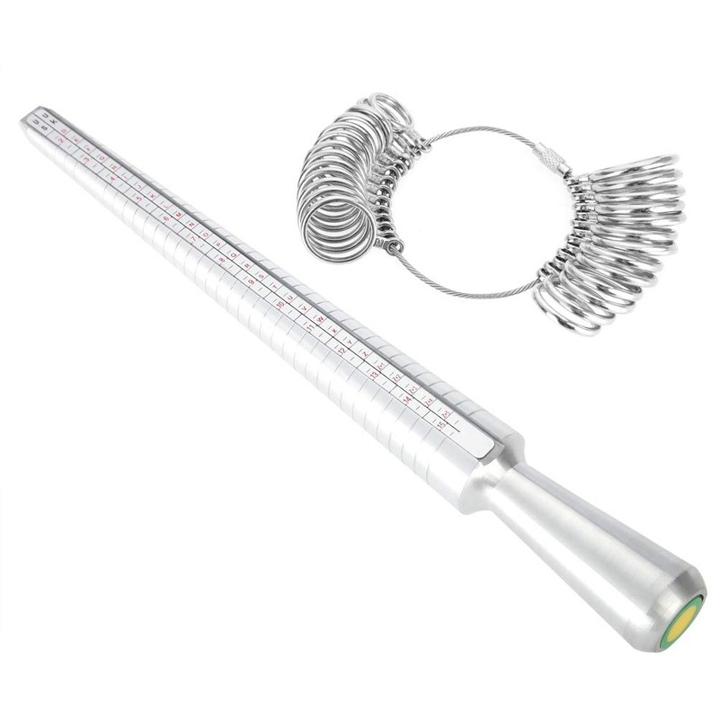 Medidor de anillos Medidor de mandril Mandril Palillo Dedo Calibrador