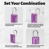 SISAV Combination Lock,4 Digit Gym Combination Padlock for School Lockers,Toolbox,Fence