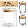 12PCS Candle Jars for Making Candles, 10 oz Thick Empty