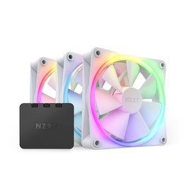 NZXT F120RGB 120mm x3 & RGB Controller White PC Case Fan RF-R12TF-W1 FN1764