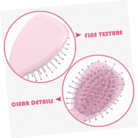 Beavorty Pcs Small Hairbrush Brush Handle Travel Hair Comb for Men Women Portable Pocket Hair Brush for Purse Gentle