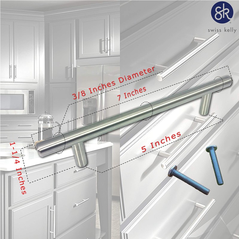 (1 Piece, L: 7 Inch CC: 5 Inch) Swiss Kelly