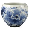 Kyoto Ware ASK-05 Kiyomizu Ware Teacup, White, Diameter 3.5 inches