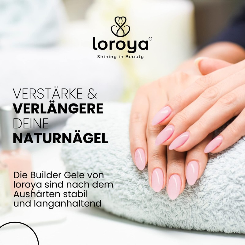 loroya® LED/UV Builder Gel Boost Cover 50 g – Builder